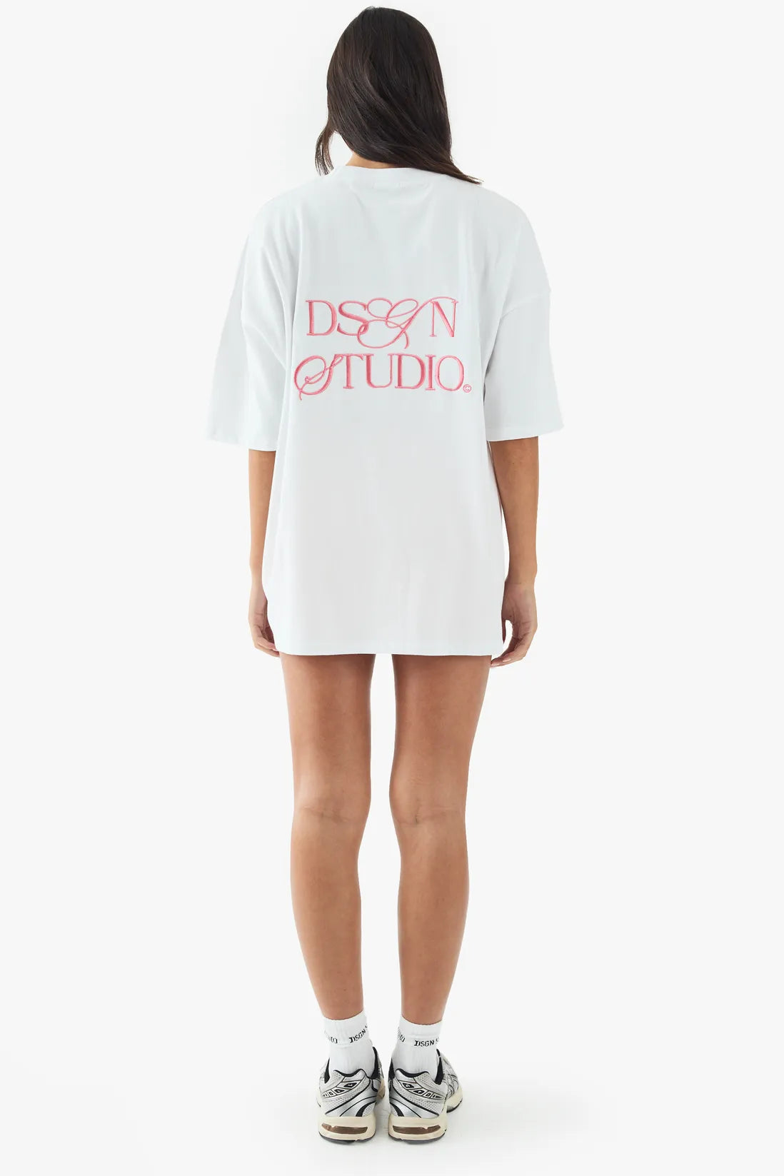 T-shirt oversize brodé au dos